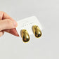 Aretes dorados- acero inoxidable