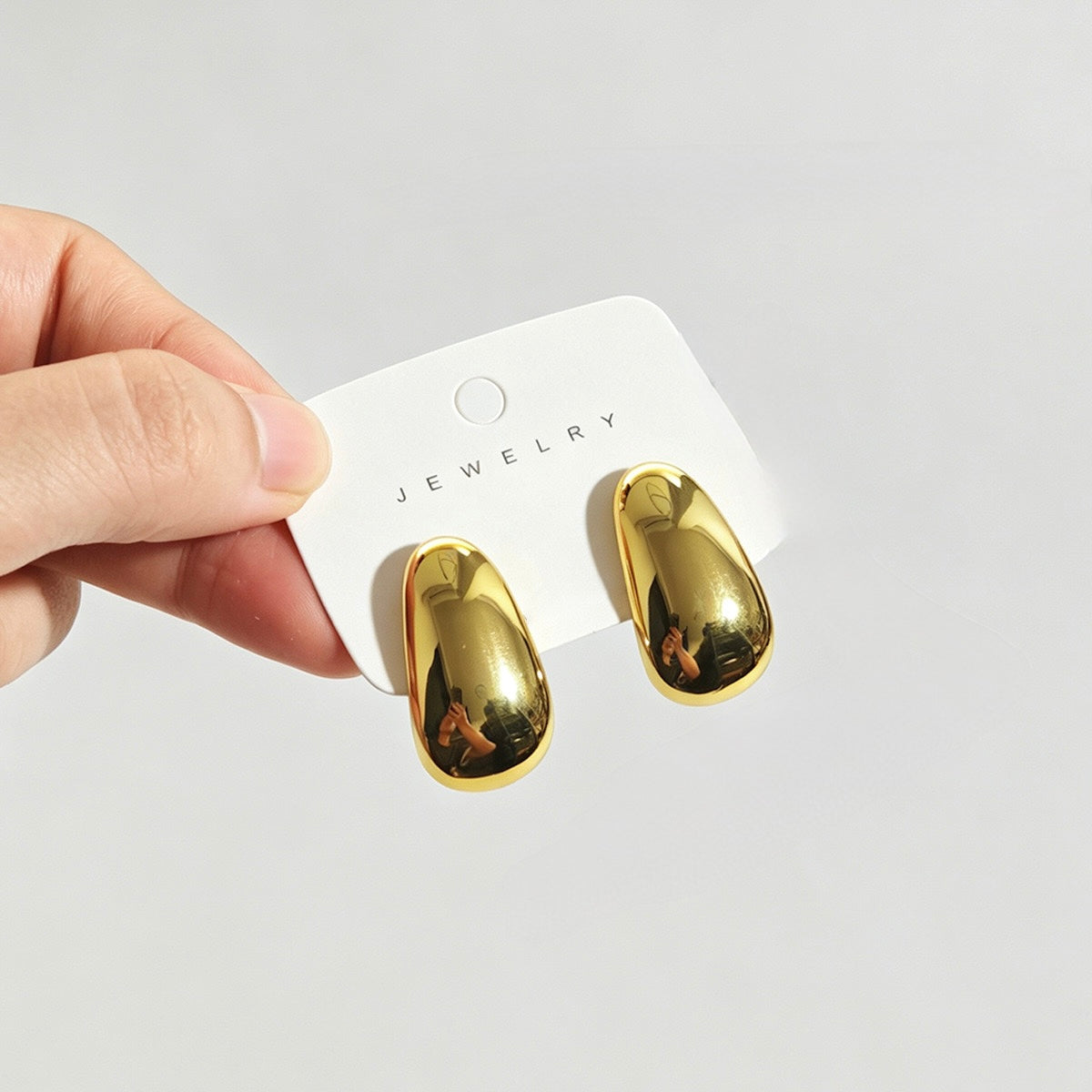Aretes dorados- acero inoxidable
