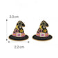 Aretes de sombreros con diamantina