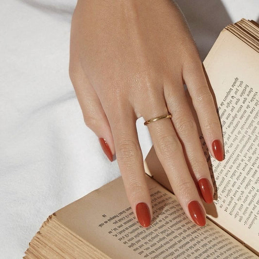 Anillo de acero inoxidable talla 9