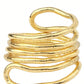 Collar versátil dorado