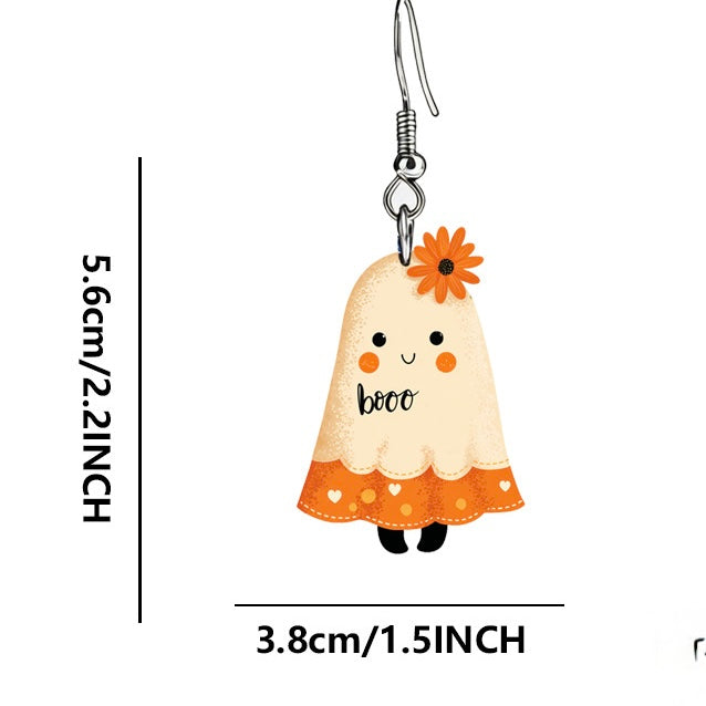 Aretes de fantasma boo