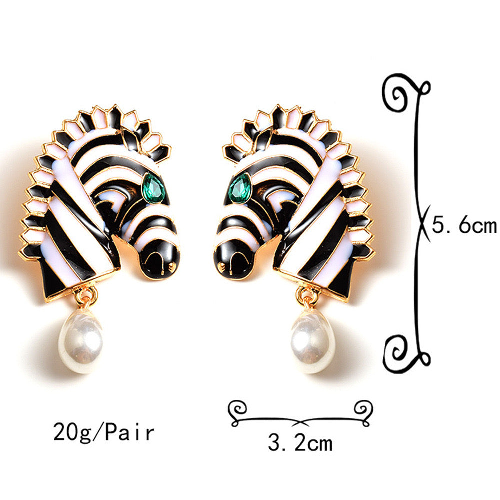 Aretes de cebra