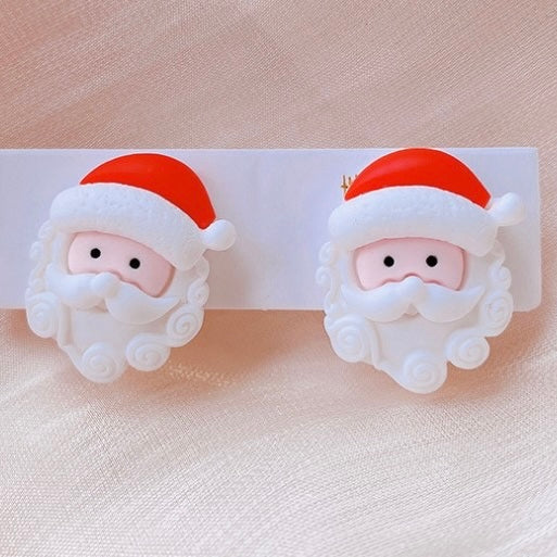 Aretes de clip Santa Claus mod13