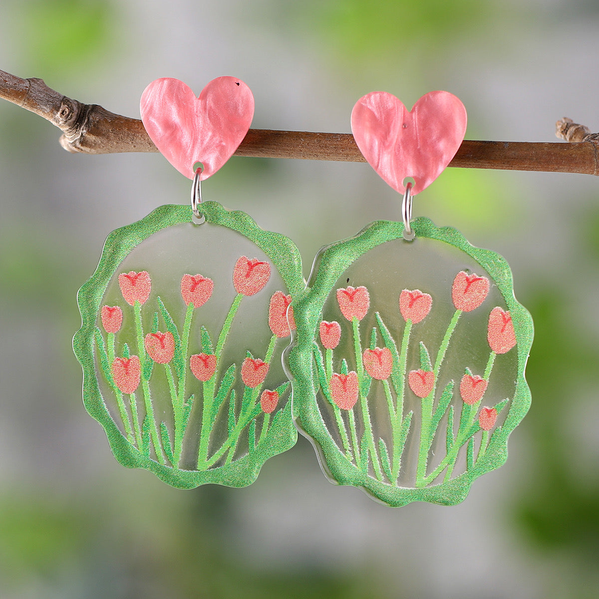 Aretes tulipanes