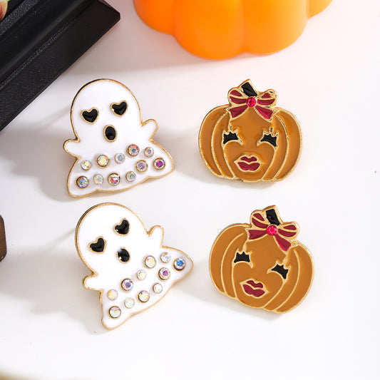Set de 2 pares de aretes halloween