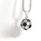 Collar de futbol unisex- acero inoxidable
