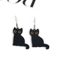 Aretes de gatitos negros