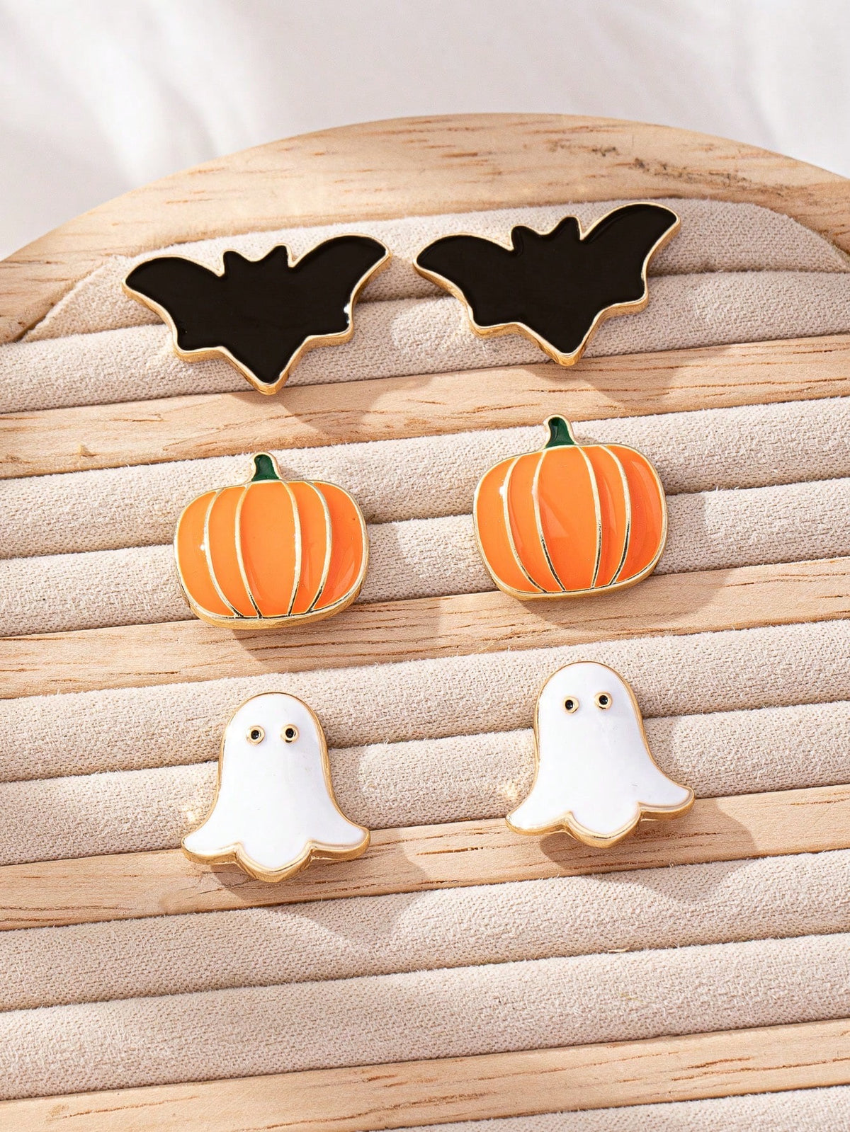Set de 3 pares de aretes Halloween mod2