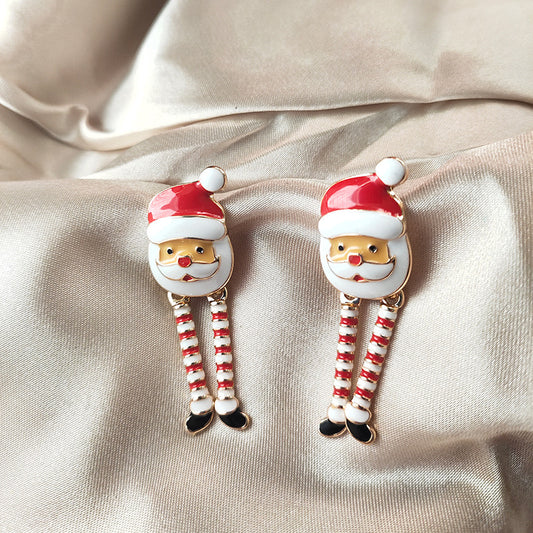 Aretes de Santa con calcetines