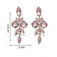 Aretes largos rosados