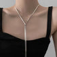 Collar ajustable plateado - acero inoxidable