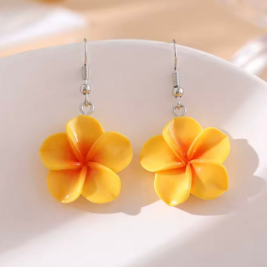 Aretes de florecitas amarillas