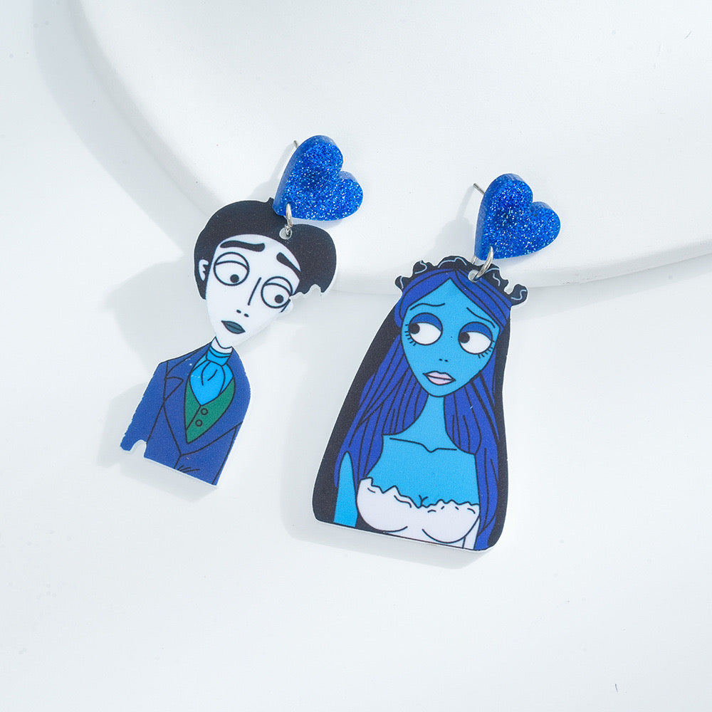 Aretes cadáver novia