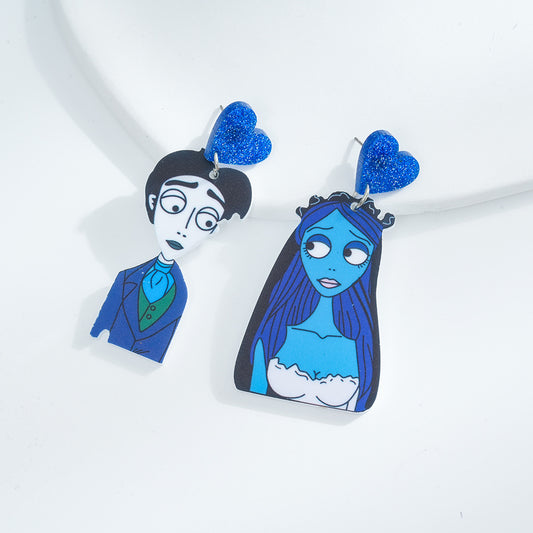 Aretes cadáver novia