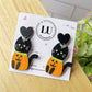 Aretes gatitos calabaza