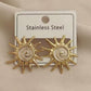 Aretes soles - acero inoxidable