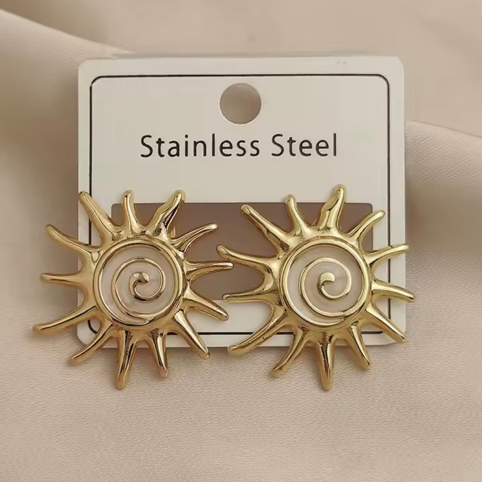 Aretes soles - acero inoxidable