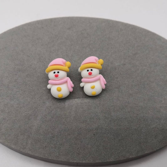 Aretes de muñeca de nieve