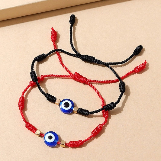 Pulseras de ojo turco- 2 piezas