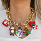 Collar navideño chunky