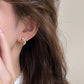 Aretes de corazón mini- dorado