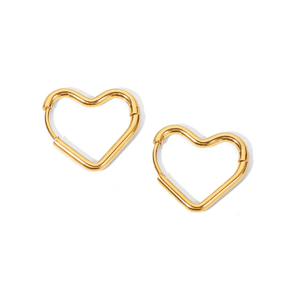 Huggies corazones- acero inoxidable
