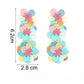 Aretes tornasol largos