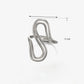 Anillo ajustable plateado mod23 - acero inoxidable