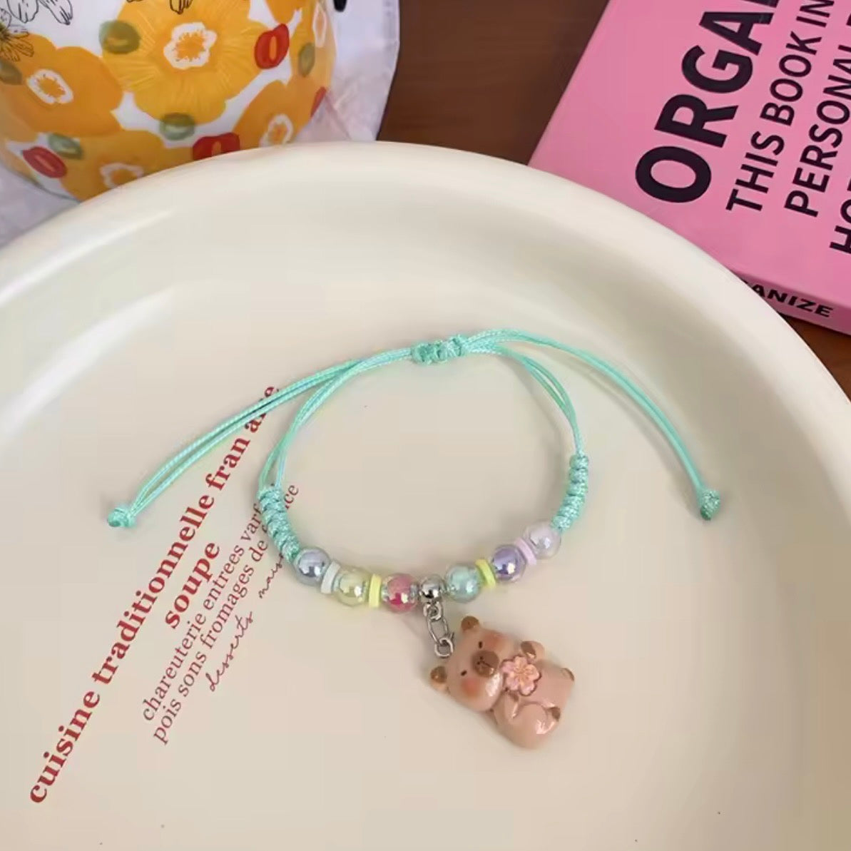 Pulsera capibara- verde