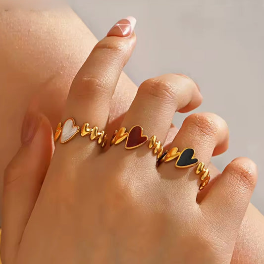 Anillo ajustable - acero inoxidable (1 pieza)