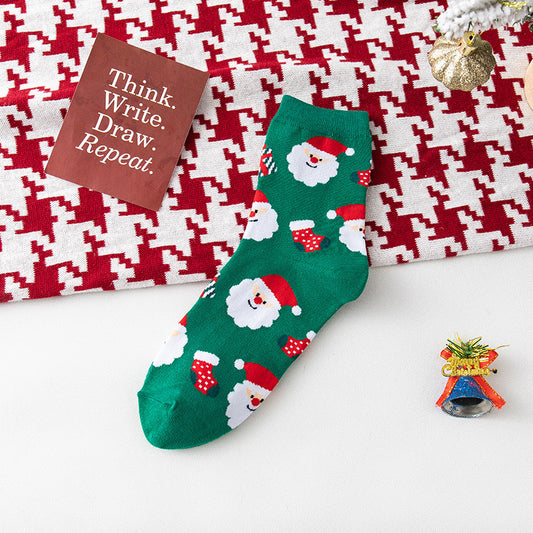 Calcetines navideños- santa claus