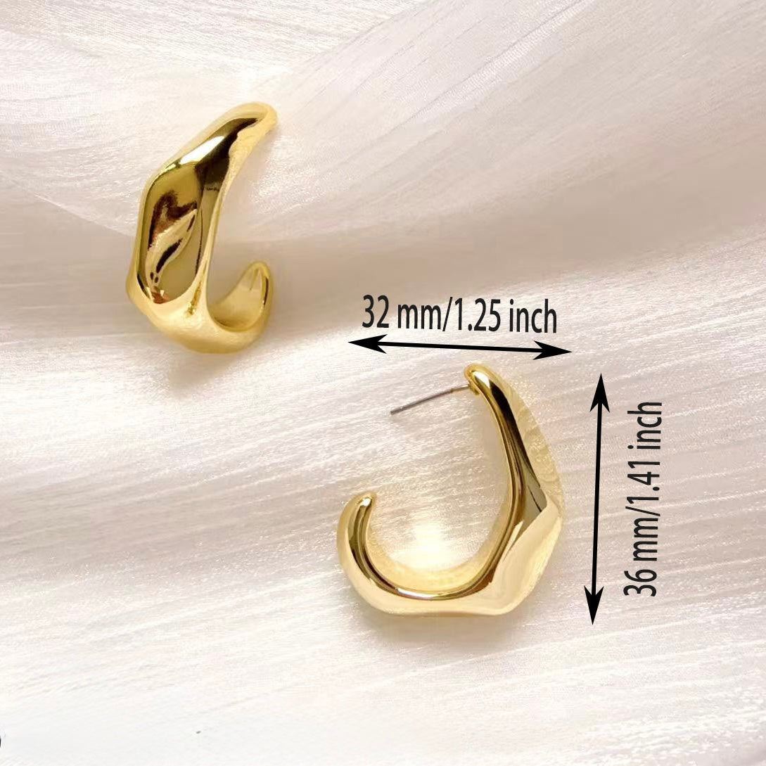 Aretes dorados