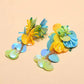 Aretes de clip largos con lentejuelas