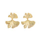 Aretes abanico - acero inoxidable