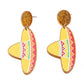 Aretes de sombreros mexicanos