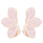 Aretes abanicos crema