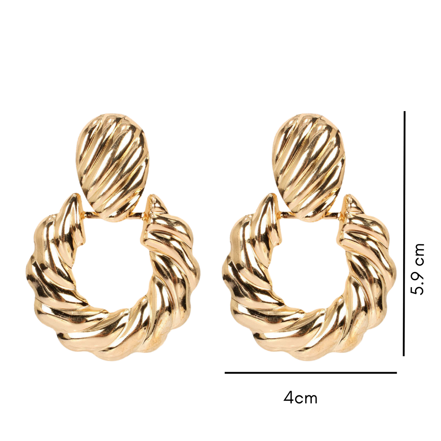 Aretes dorados