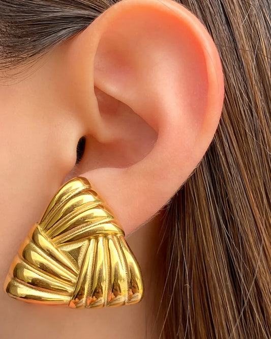 Aretes triangulares- acero inoxidable