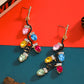 Aretes foquitos navideños