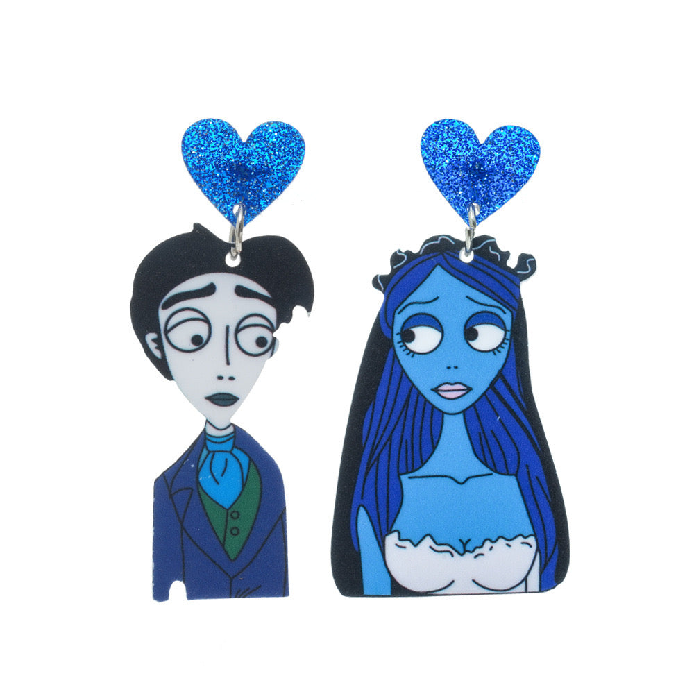 Aretes cadáver novia