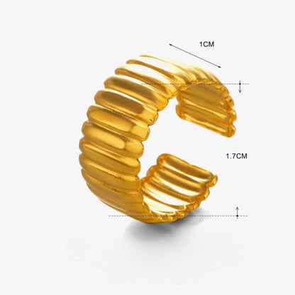 Anillo ajustable - acero inoxidable (1 pieza)