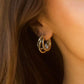 Aretes de triple aro pequeños