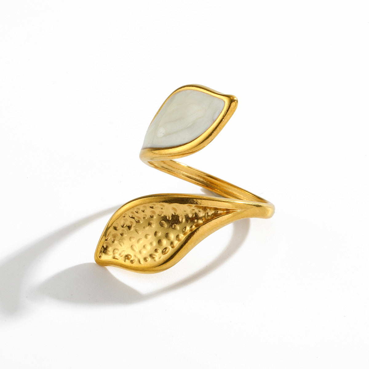Anillo ajustable de hojitas- acero inoxidable