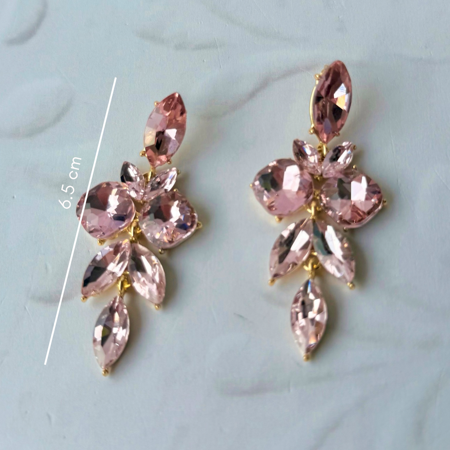 Aretes rosados