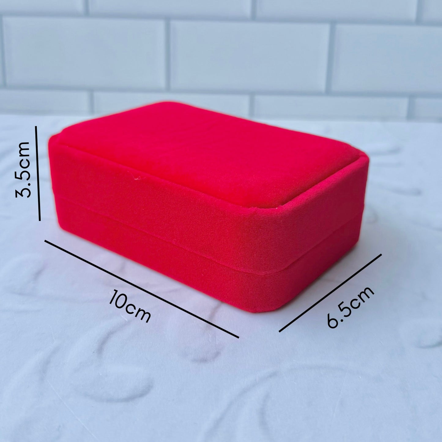 Caja para joyería - color rojo