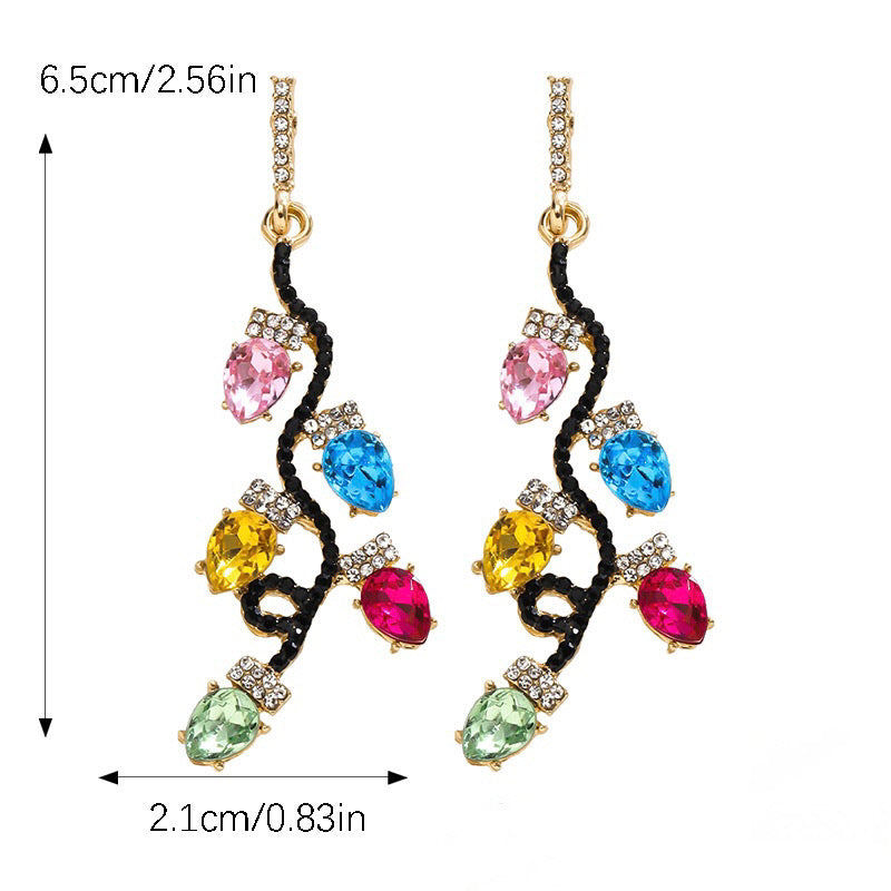 Aretes foquitos navideños