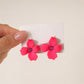 Aretes de florecitas rosadas