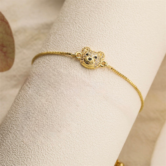 Pulsera de osito - acero inoxidable