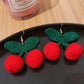 Aretes de cerezas